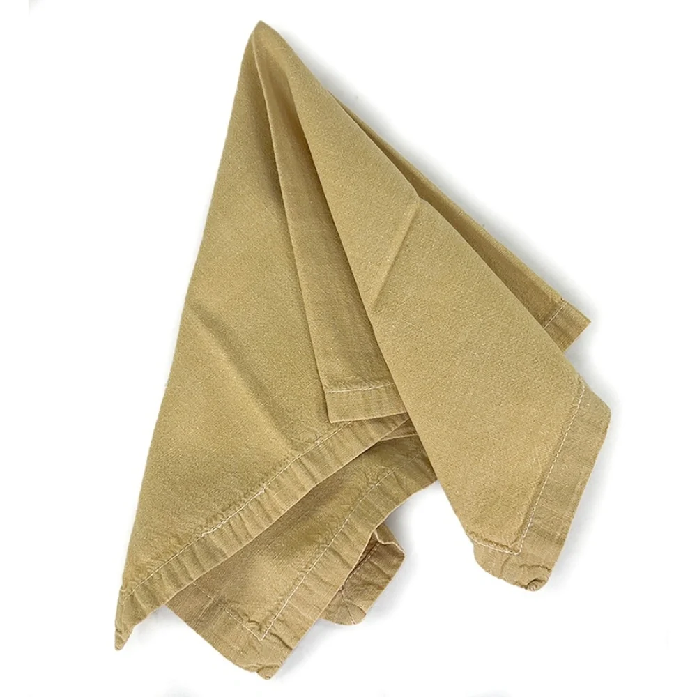 Vintage Yellow Cloth Napkins & Placemats from Crate & Barrel - 10